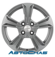 Диск 6x15 4x100 ET50 D60.1 Khomen Wheels KHW1502 (Vesta) F-Silver 